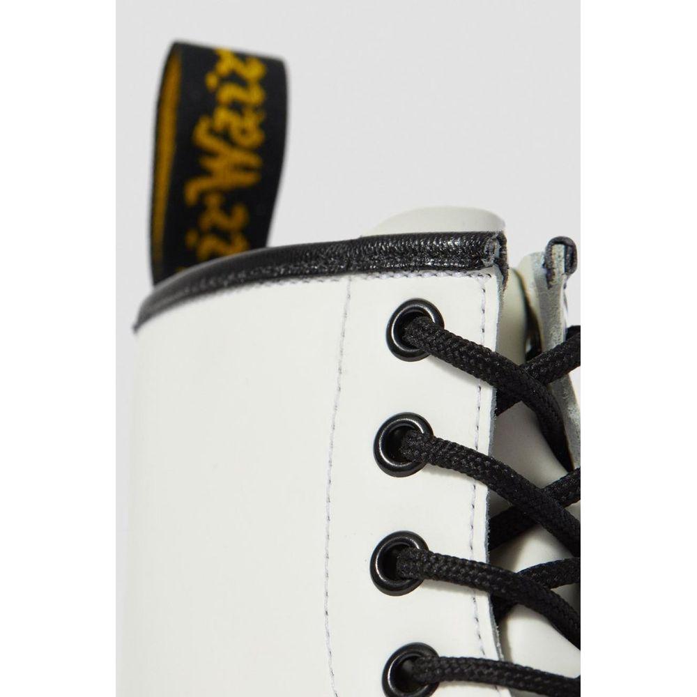 Dr. Martens White Leather Boot Dr. Martens Dark Slate Gray