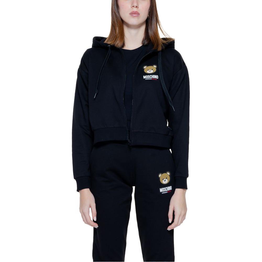 Moschino Black Cotton Sweater Moschino Black
