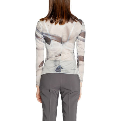 Rinascimento Gray Polyester Long Sleeve T-Shirt