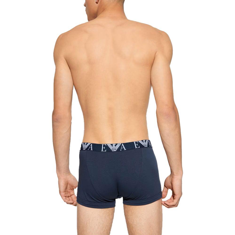 Emporio Armani Underwear Blue Cotton Underwear Emporio Armani Underwear