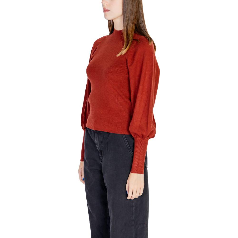 Vero Moda Red Viscose Tops & T-Shirt Vero Moda