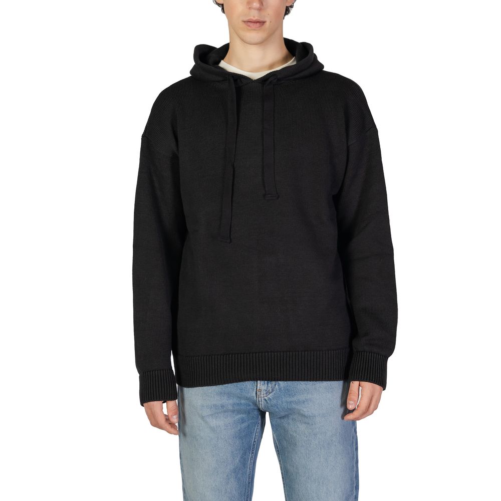 Underclub Black Cotton Sweatshirt Underclub