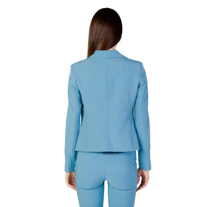 Rinascimento Turquoise Polyester Blazer Rinascimento