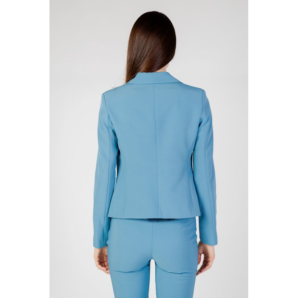 Rinascimento Turquoise Polyester Blazer Rinascimento