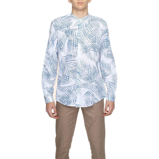 Antony Morato Blue Cotton Shirt