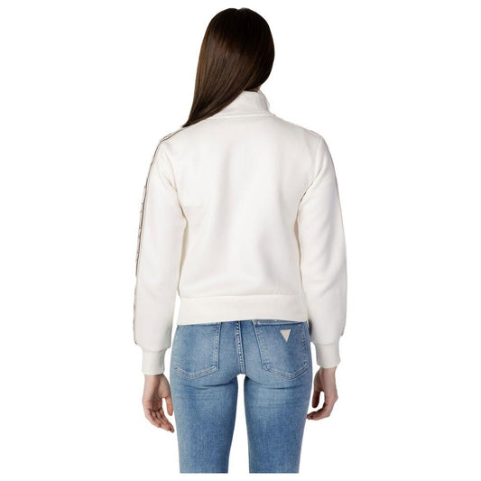 Guess Active White Cotton Sweater Guess Active