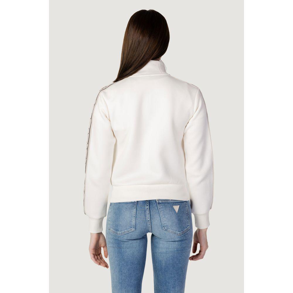 Guess Active White Cotton Sweater Guess Active