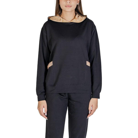 Alviero Martini Prima Classe Black Cotton Sweater Alviero Martini Prima Classe