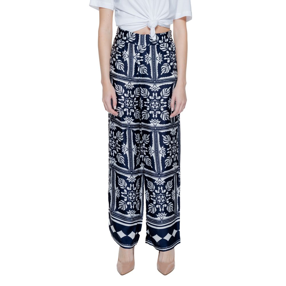 Street One Blue Viscose Pant