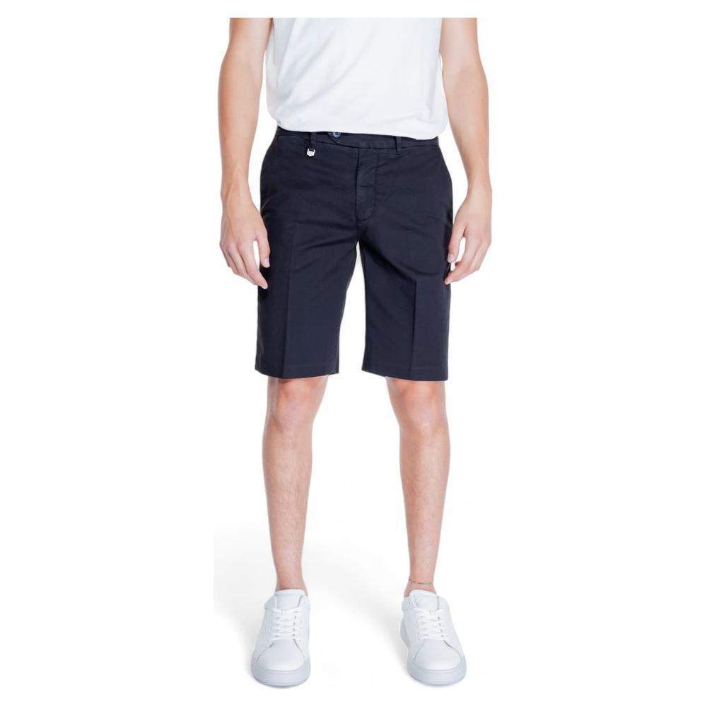 Antony Morato Black Cotton Bermuda Shorts
