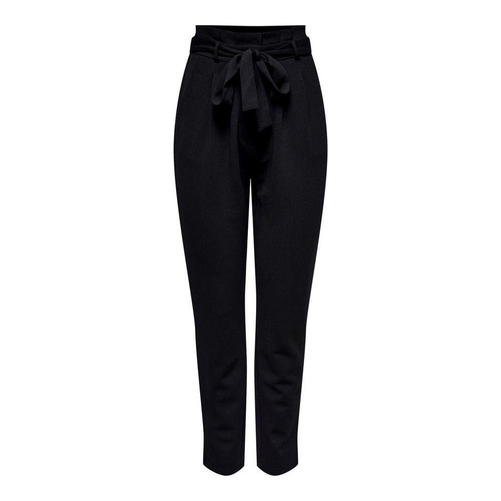 Jacqueline De Yong Black Polyester Jeans & Pant Jacqueline De Yong