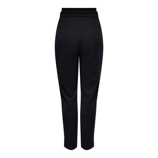 Jacqueline De Yong Black Polyester Jeans & Pant Jacqueline De Yong