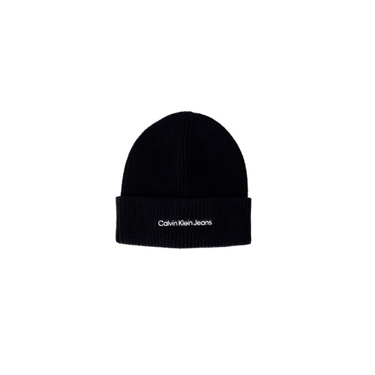 Calvin Klein Jeans Black Cotton Cap (Baseball Hat)