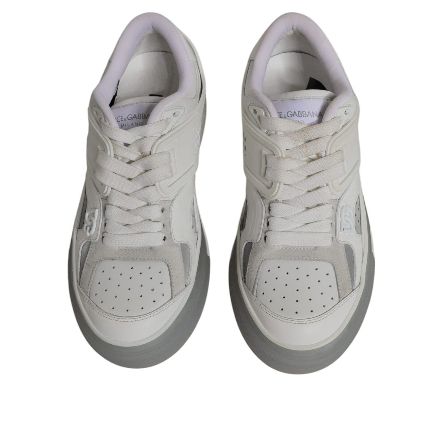 Dolce & Gabbana White DG Logo CUSTOM 2.Zero Sneakers Shoes