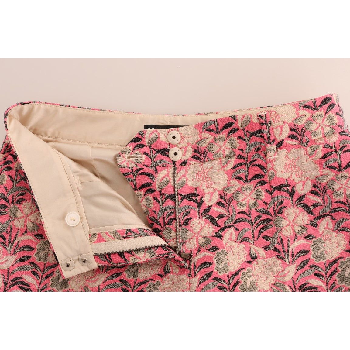 Dolce & Gabbana Elegant Floral Brocade Pants Dolce & Gabbana