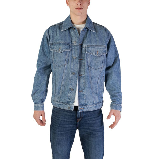 Hugo Boss Light Blue Cotton Denim Jacket 1728,71956299936,Clothing,Denim Jackets - Jackets & Coats - Clothing,Hugo Boss,IT44 | S,Jackets & Coats - Clothing,Light Blue,Men,New with tags