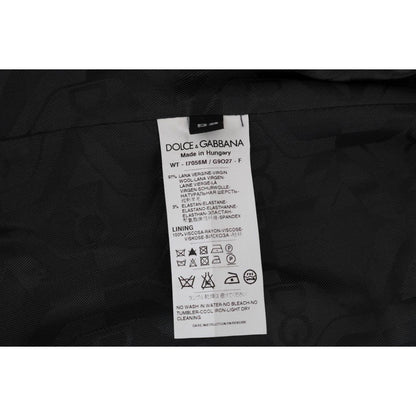 Dolce & Gabbana Gray Wool Stretch Vest