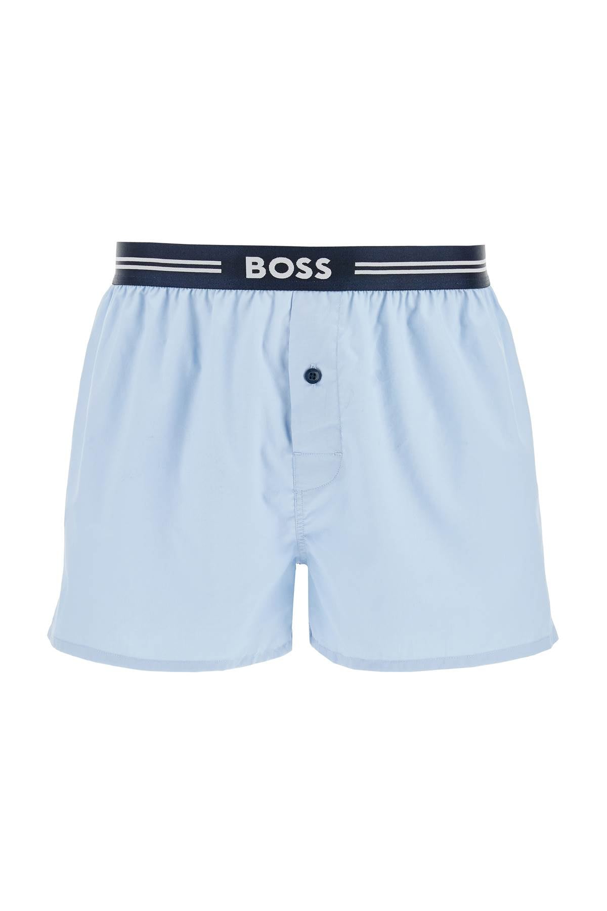 Boss men's boxer 3 pairs dark blue cotton