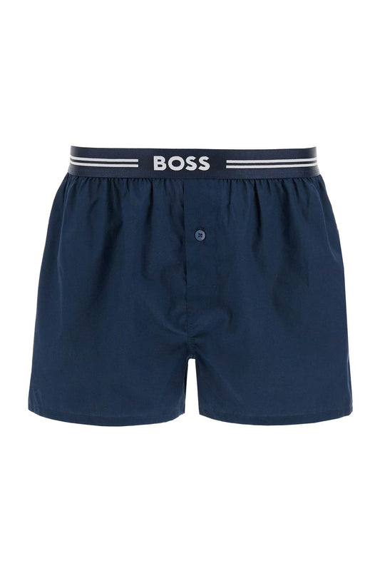 Boss men's boxer 3 pairs dark blue cotton Beachwear & underwear Boss