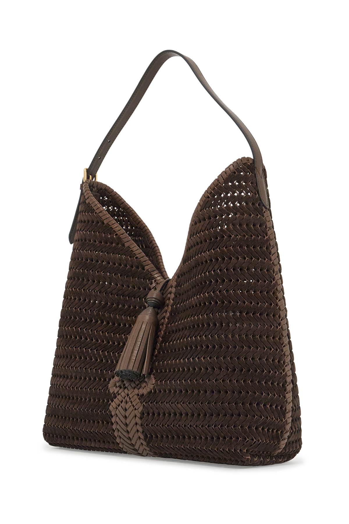 Anya Hindmarch neeson tassal hobo bag