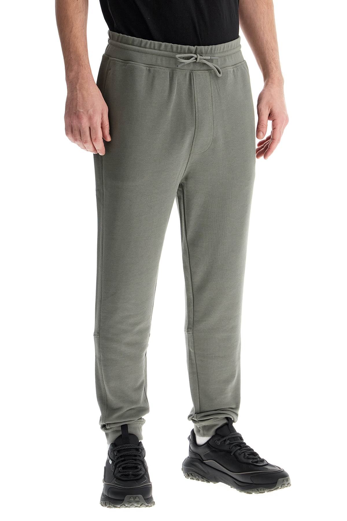 Boss men's high-waisted regular fit cotton pants open grey Trousers Boss