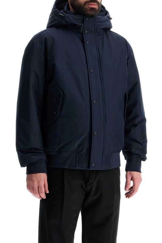 Boss dark blue adjustable hooded coat osis Jackets Boss