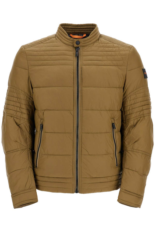 Boss green down jacket with high collar for men Jackets Boss