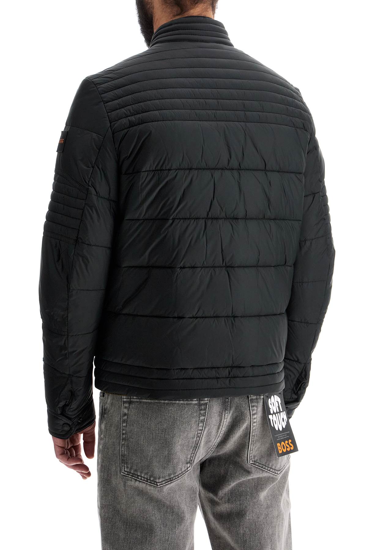 Boss black high collar down jacket regular fit Jackets Boss