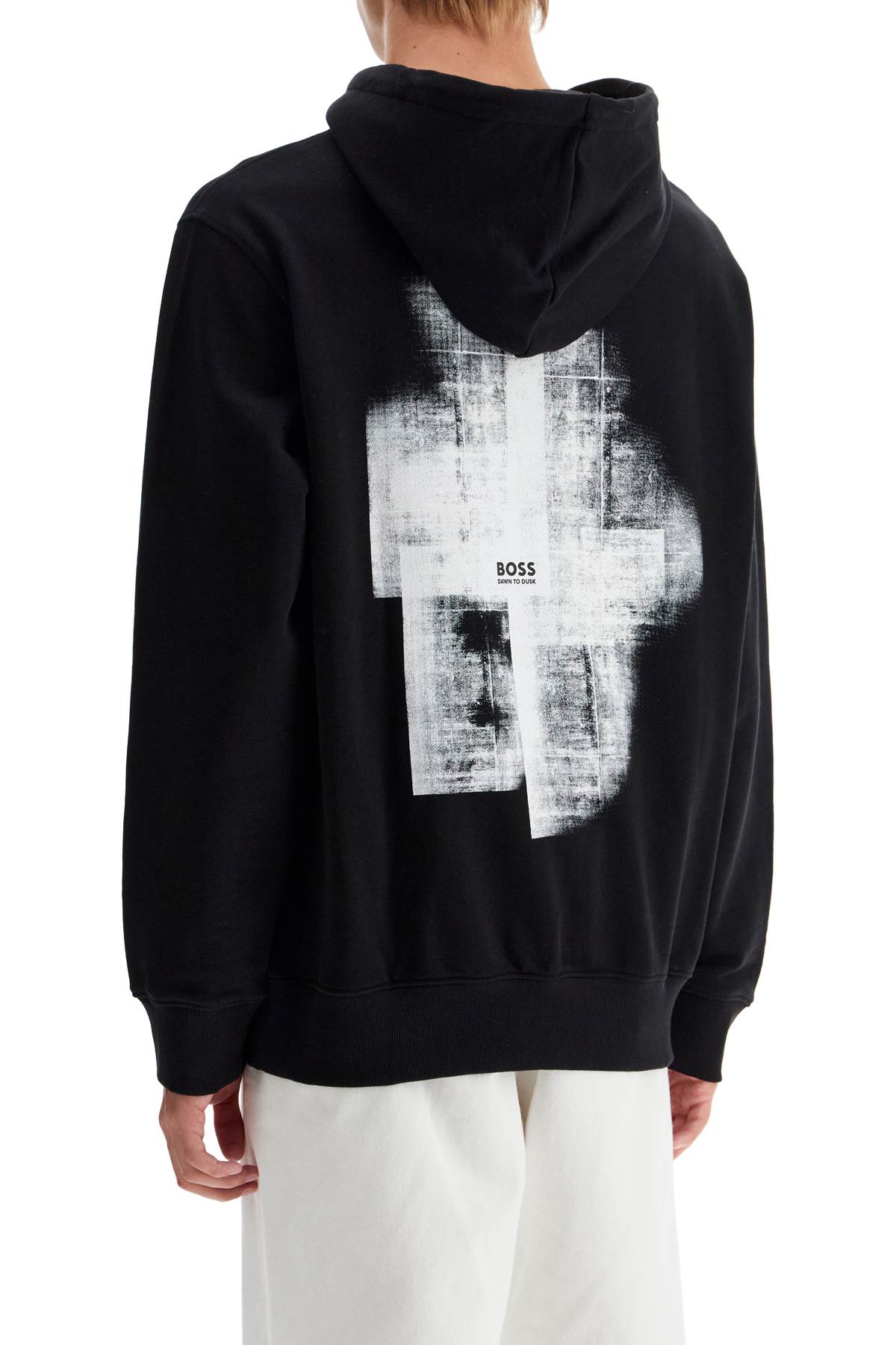 Boss Boss hooded sweatshirt with graphic print Topwear Boss