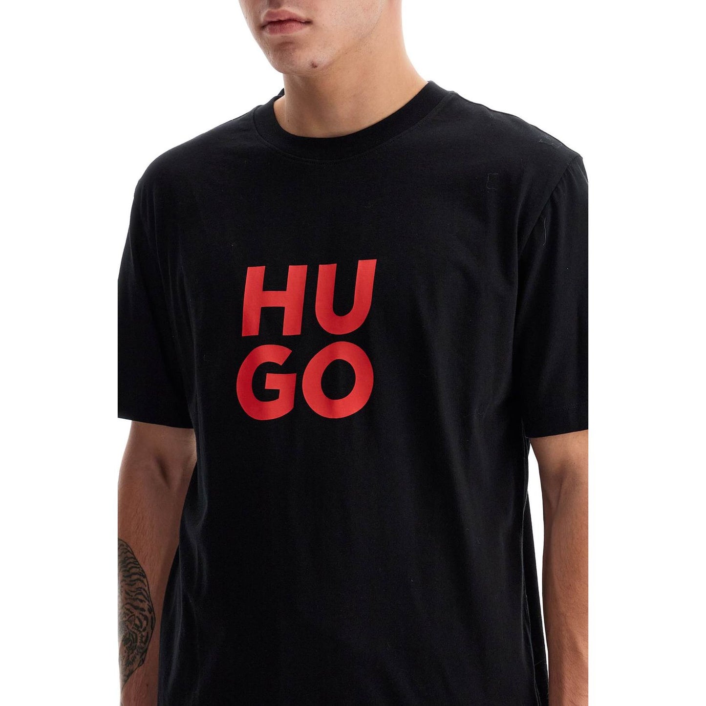 Hugo t-shirt with logo print Topwear Hugo