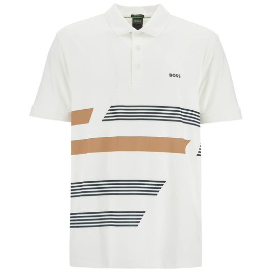 Boss printed stretch jersey polo shirt Topwear Boss