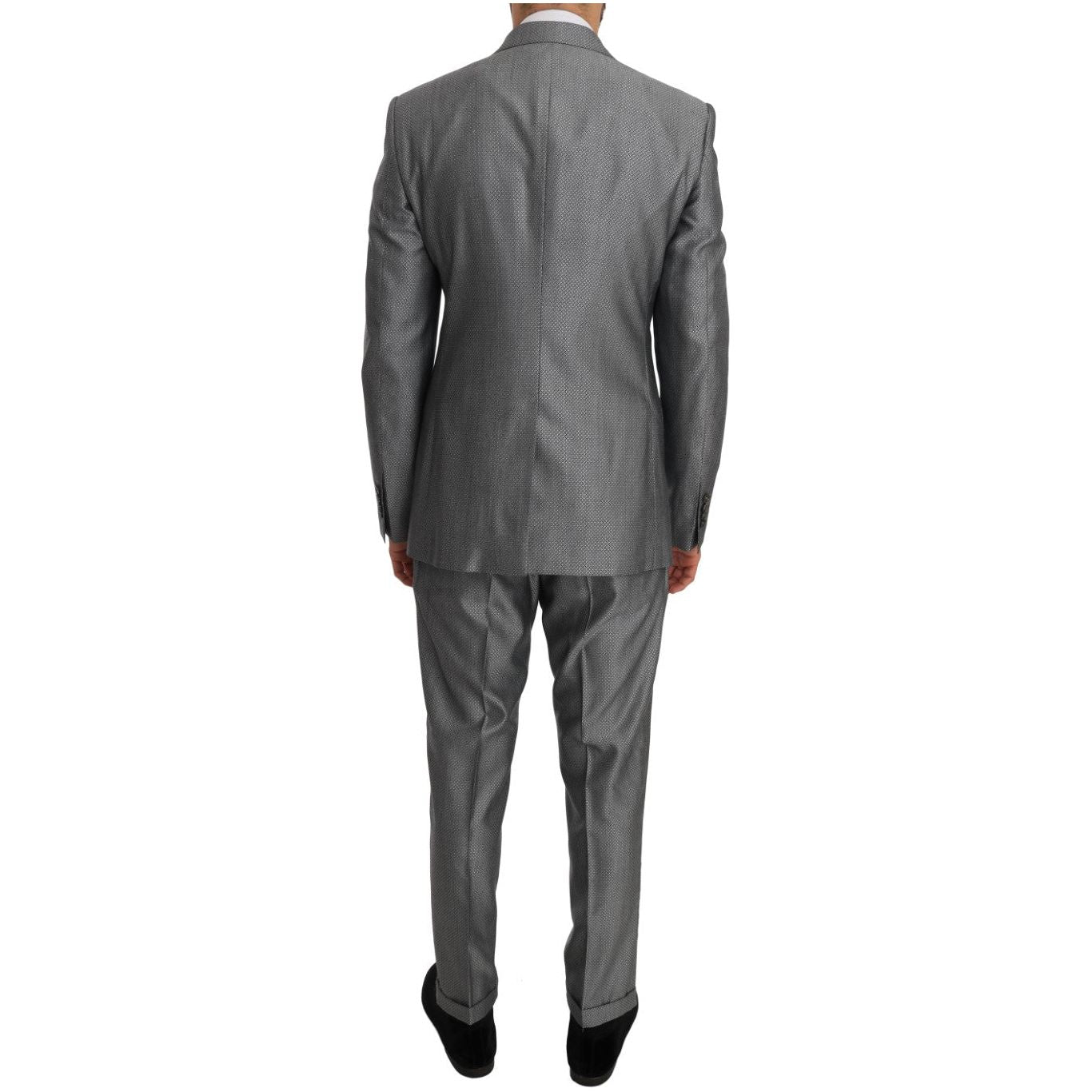 Dolce & Gabbana Elegant Black Double-Breasted Suit Suit Dolce & Gabbana