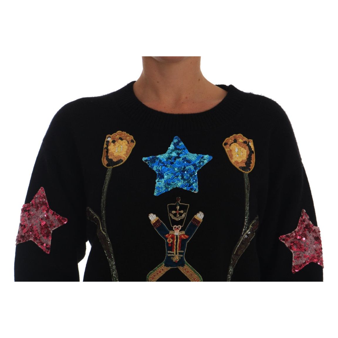 Dolce & Gabbana Enchanted Elegance Cashmere Sweater Dolce & Gabbana