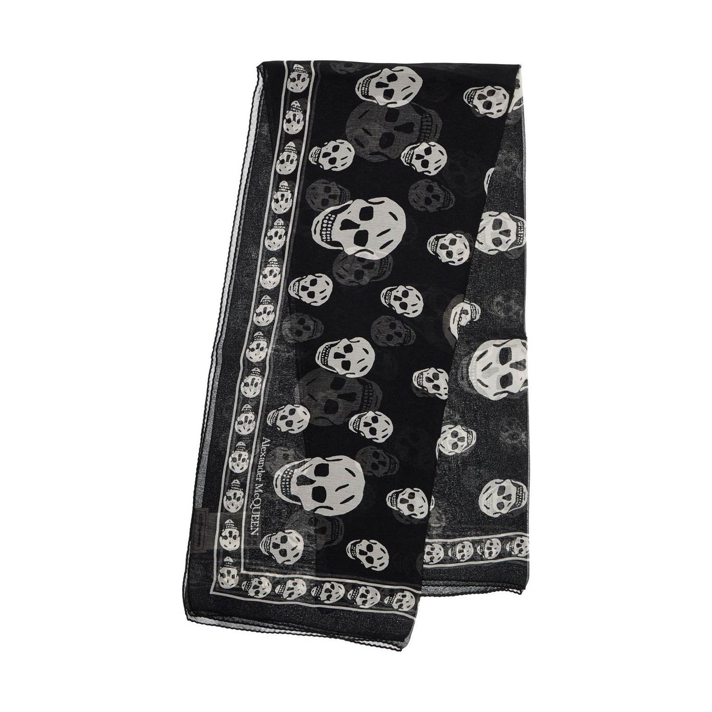 Alexander Mcqueen silk skull scarf