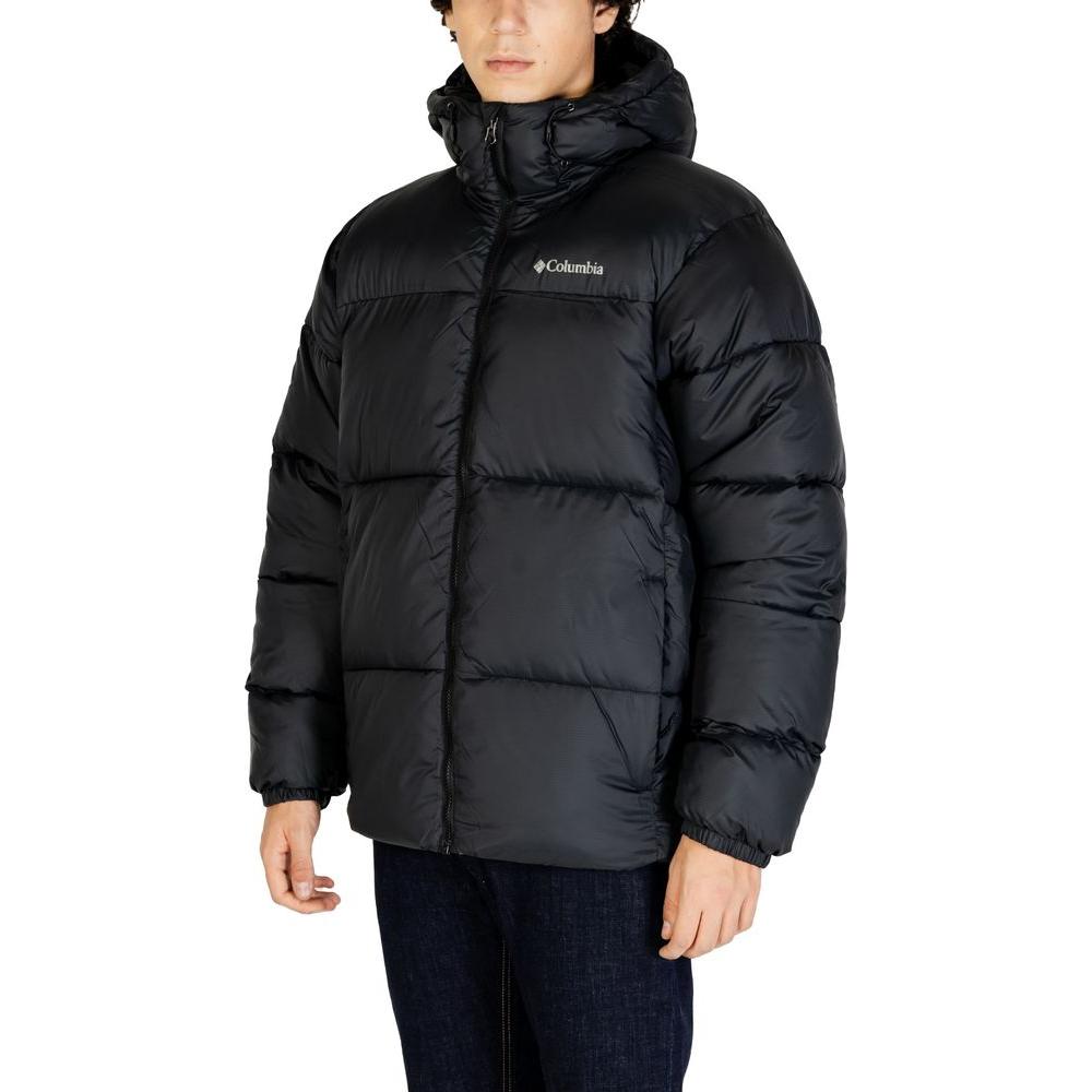 Columbia Black Nylon Jacket Columbia Dark Slate Gray