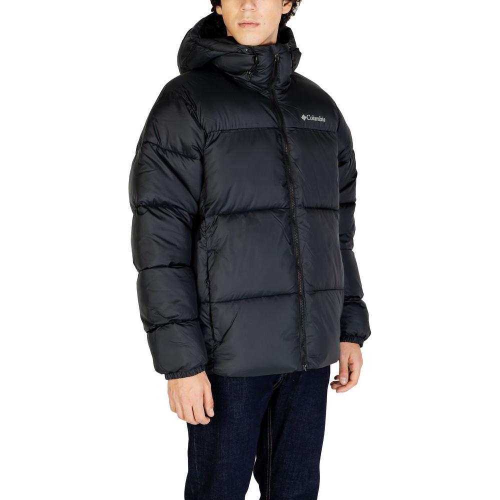 Columbia Black Nylon Jacket Columbia Dark Slate Gray