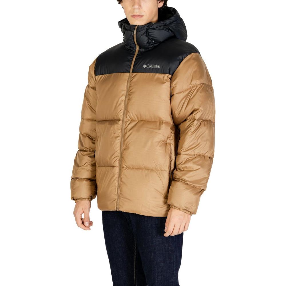 Columbia Beige Nylon Jacket Columbia Dark Khaki