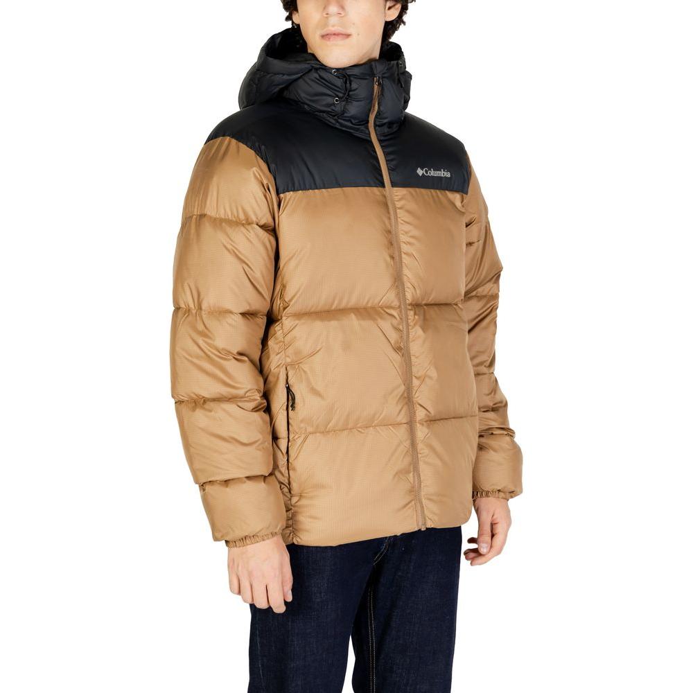 Columbia Beige Nylon Jacket Columbia Dark Khaki