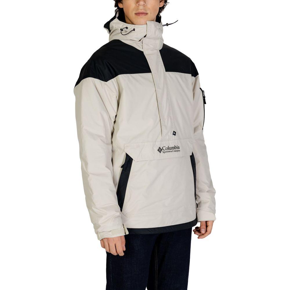 Front view with bag zipped and handles upright.