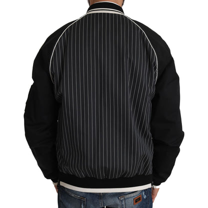 Dolce & Gabbana Black DD58 SG62 Sequined Beaded Jacket