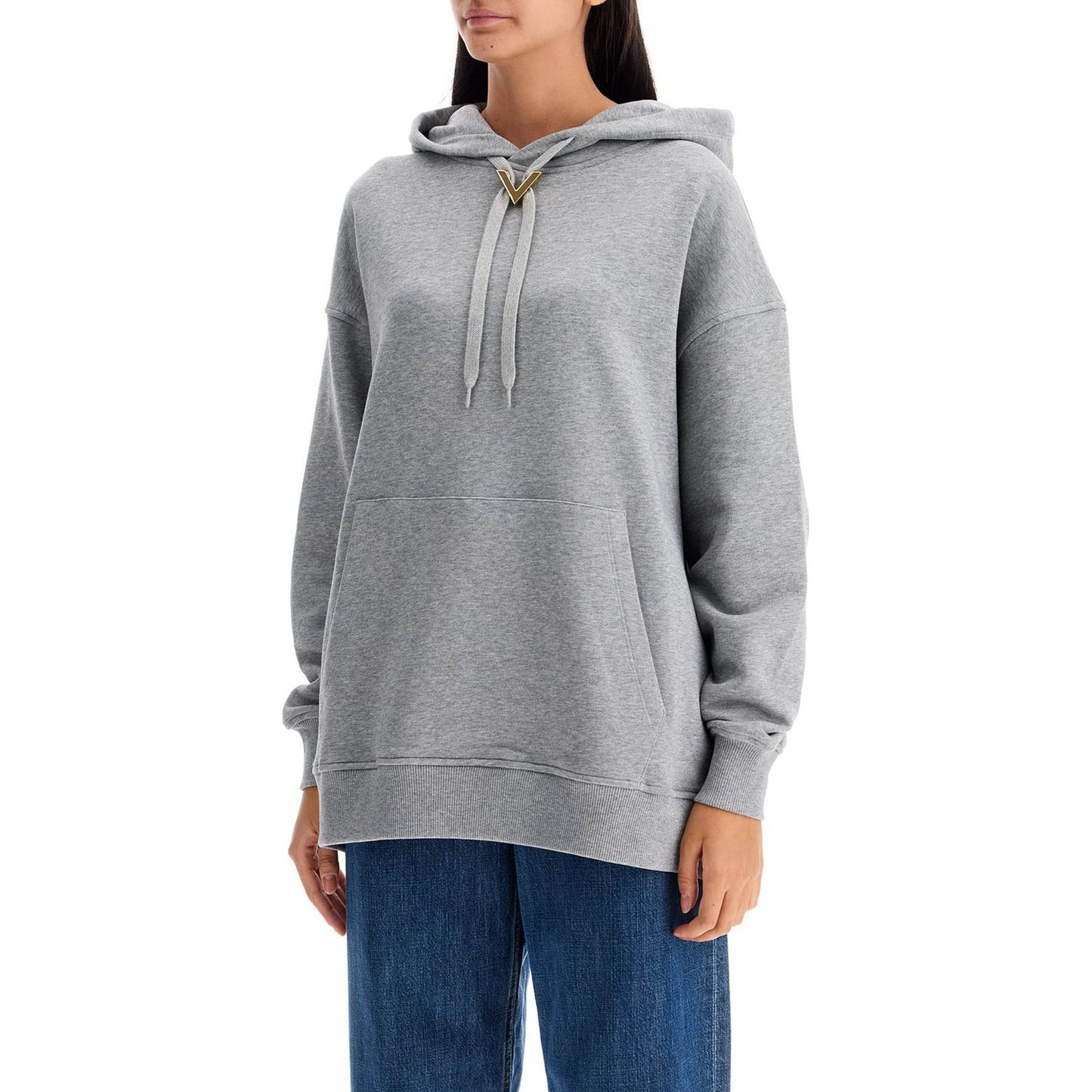 Valentino Garavani pure cotton oversized hoodie Topwear Valentino Garavani