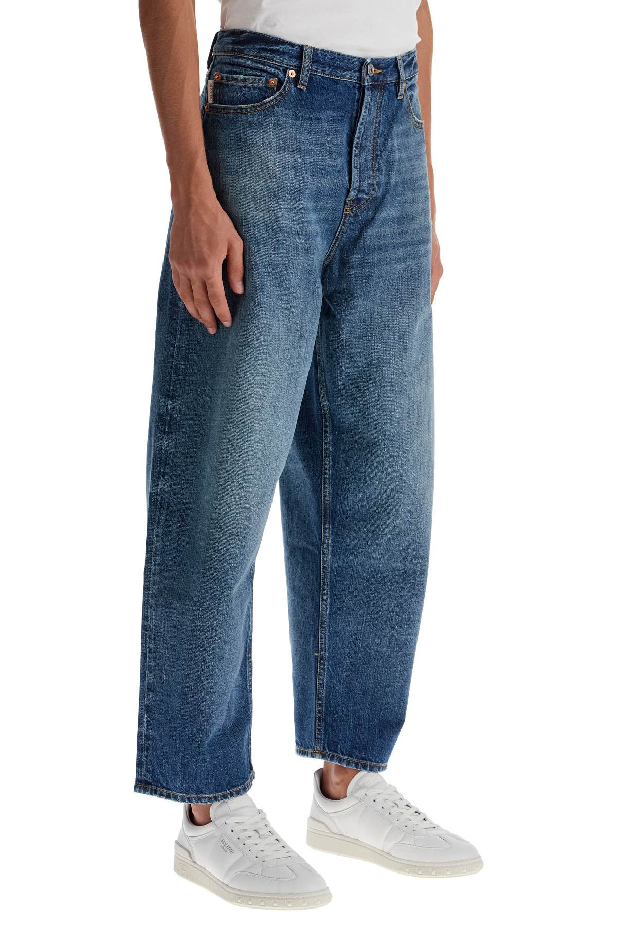 Valentino Garavani wide-legged cropped jeans with a relaxed Jeans Valentino Garavani