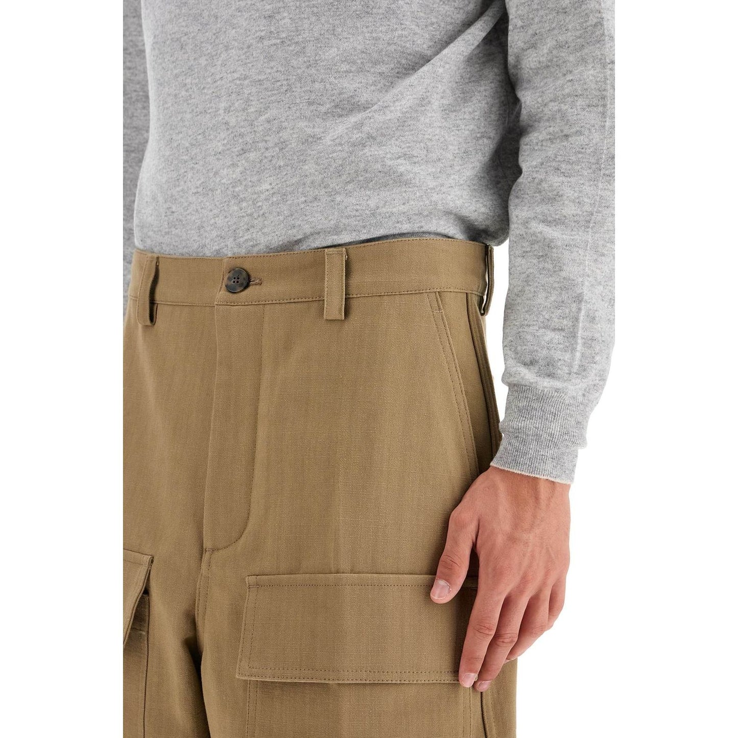 Valentino Garavani cargo canvas pants in italian style Trousers Valentino Garavani