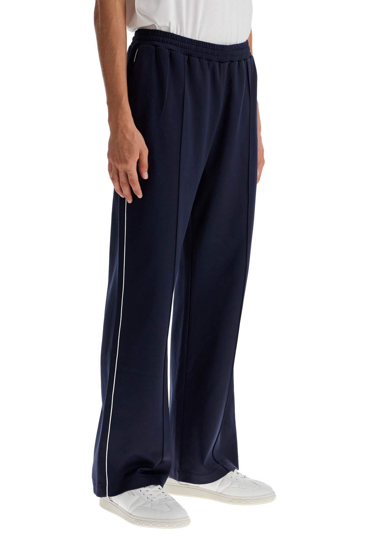 Valentino Garavani jogger pants with metallic v detail Trousers Valentino Garavani