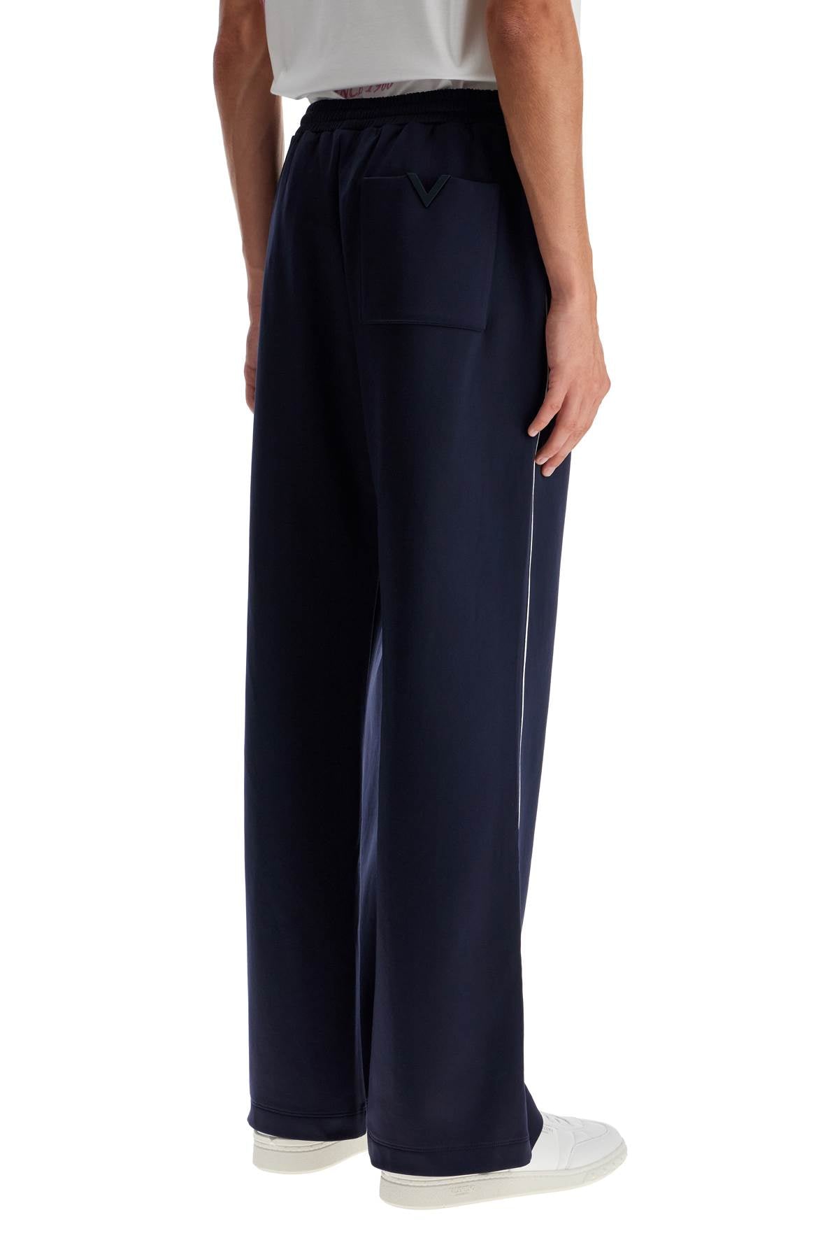 Valentino Garavani jogger pants with metallic v detail Trousers Valentino Garavani