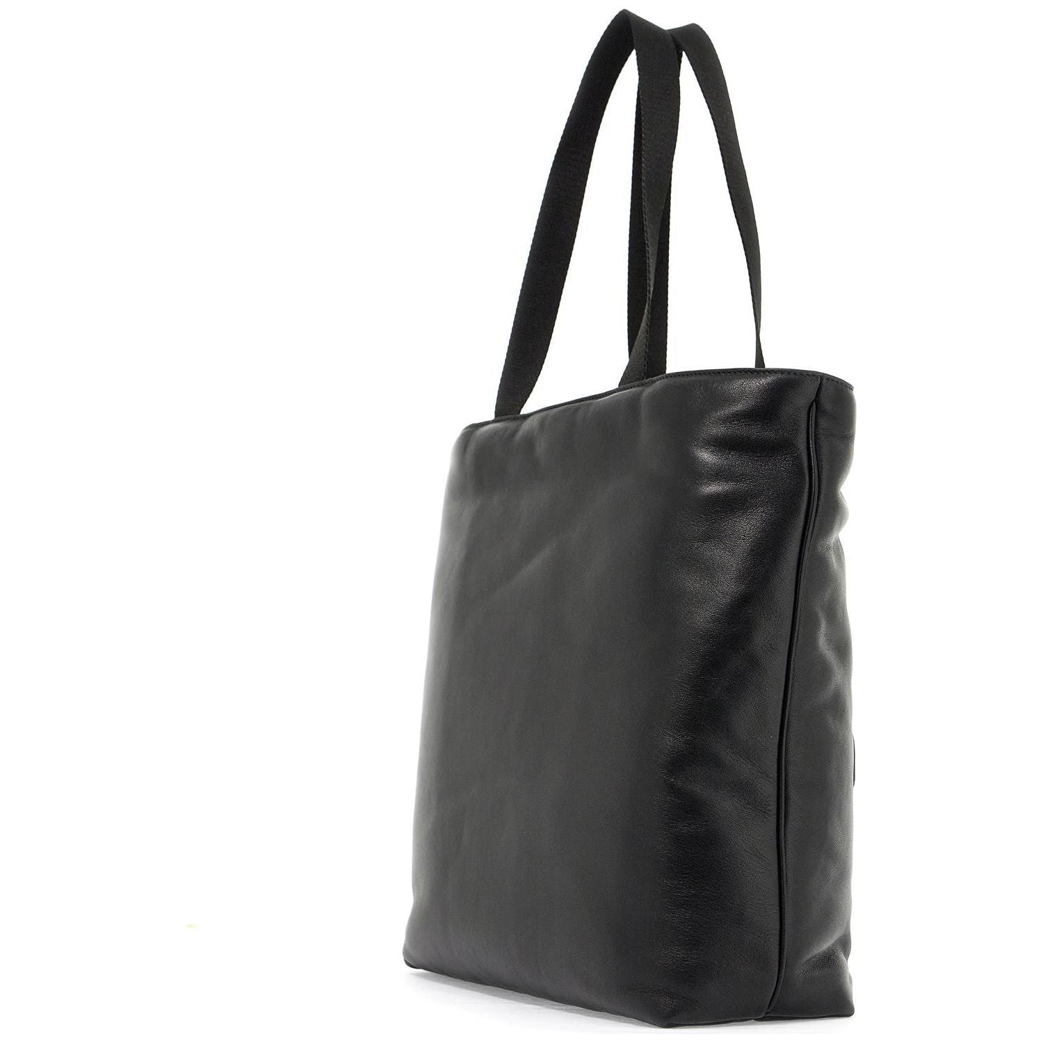 Front view with bag zipped and handles upright.