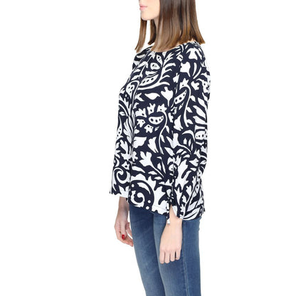 Street One Blue Viscose Blouse