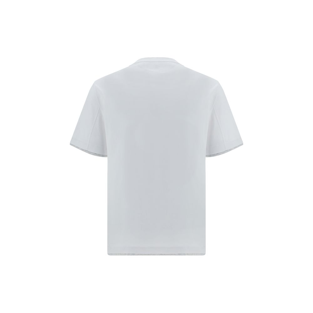 Brunello Cucinelli White Cotton T-Shirt