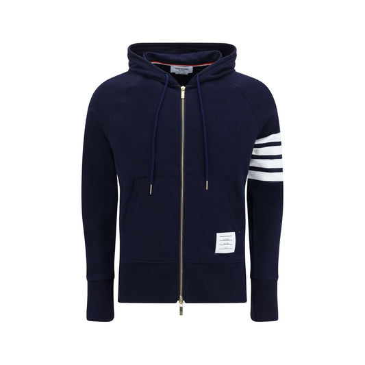 Thom Browne Blue Cotton Sweatshirt