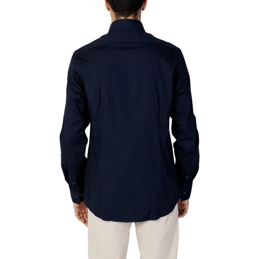 Calvin Klein Blue Cotton Shirt Calvin Klein